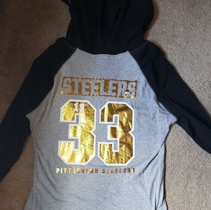 PITTSBURGH STEELERS VS Pink hoodie